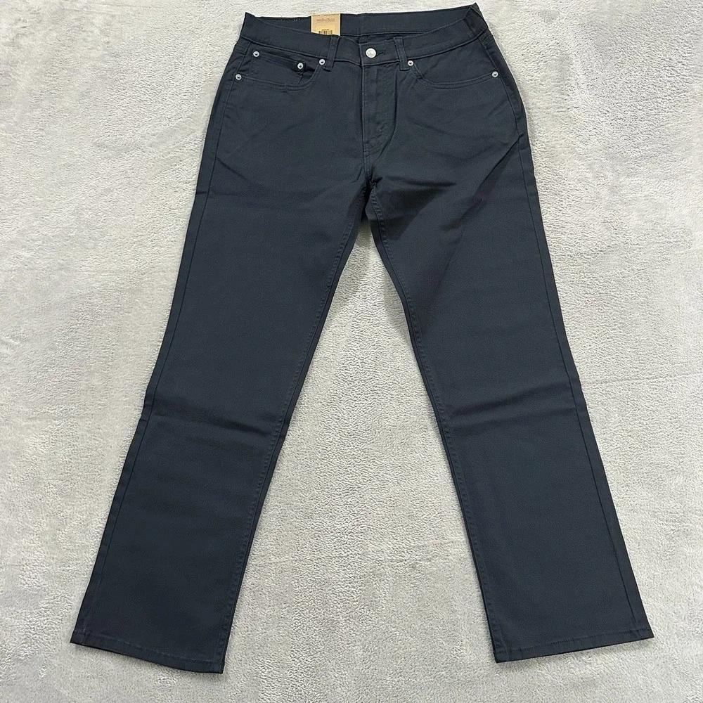 Levi's 505 Jeans Mens 32x30 Straight Mid Rise Premium Soft Twill Normcore Blue